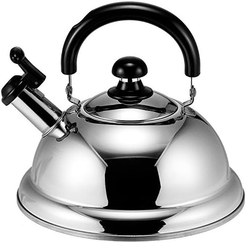 Energy saving silver whistling kettle