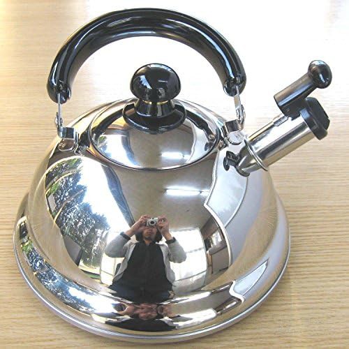 Energy saving silver whistling kettle — photo 3
