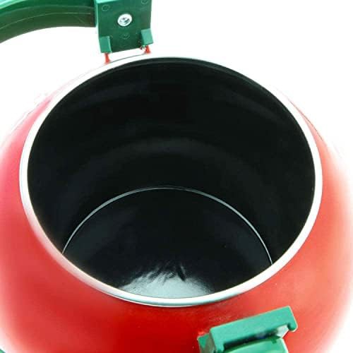 Apple design enamel steel tea kettle — photo 3