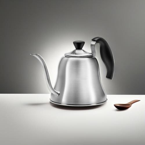 Brushed stainless small gooseneck tea pot — photo 5