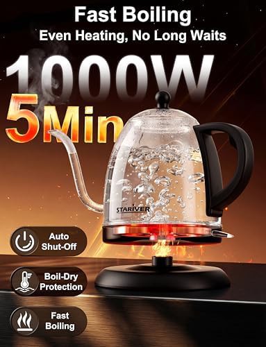 Stainless steel electric gooseneck kettle — photo 4
