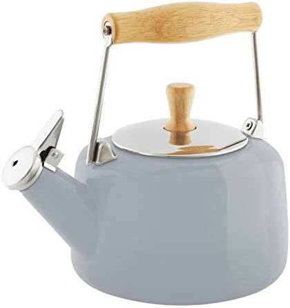 Fog Grey Sven Kettle with Wood Handle