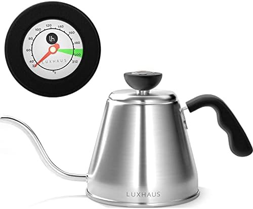 Pour over gooseneck kettle with thermometer — photo 3