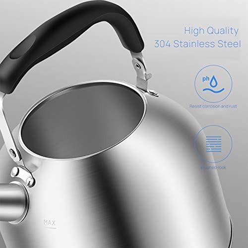 Stainless steel whistling 4l tea kettle — photo 5