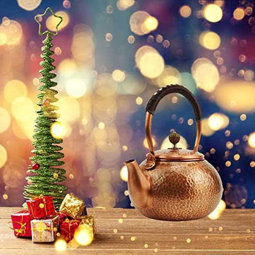 Hammered solid copper tea pot medium size — photo 4