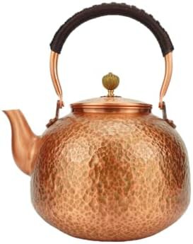 Hammered solid copper tea pot for gas stove