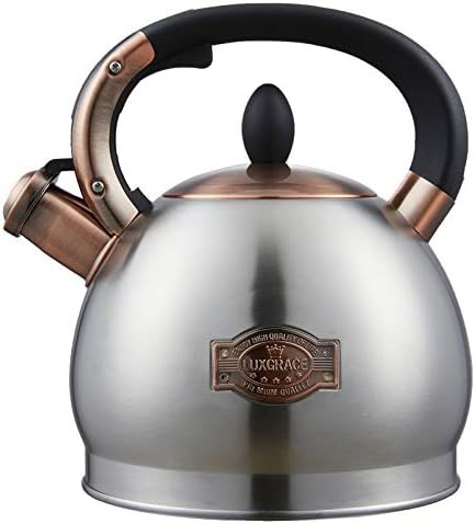 Large stovetop whistle tea pot 2.8 quart