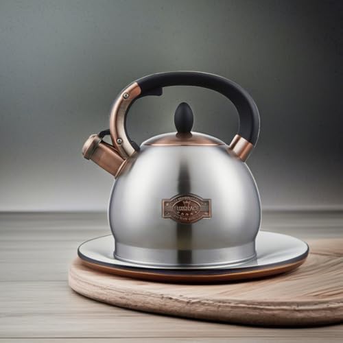 Large stovetop whistle tea pot 2.8 quart — photo 5