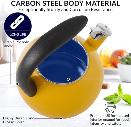 Marigold 40th Anniversary Modern Tea Kettle — photo 3