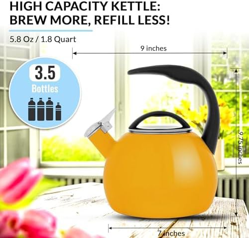 Marigold 40th Anniversary Modern Tea Kettle — photo 4