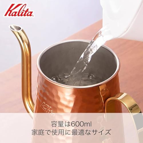 Copper coffee drip pot with fine nozzle 600ml — photo 4