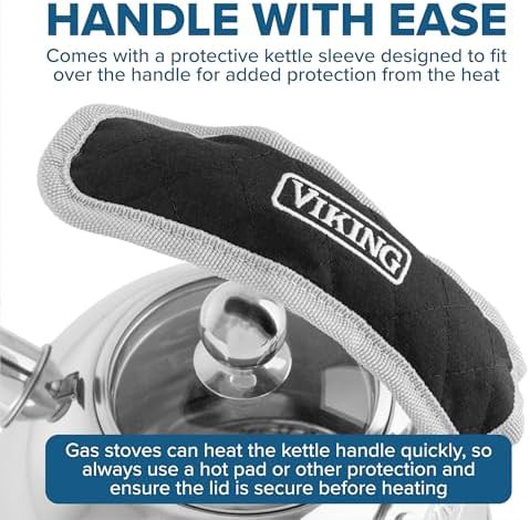 Viking 3-Ply Stainless Steel Tea Kettle Mirror Finish — photo 5