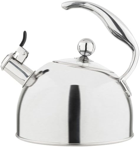 Viking 3-Ply Stainless Steel Tea Kettle Satin Silver