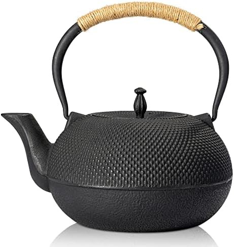 Japanese cast iron teapot with infuser