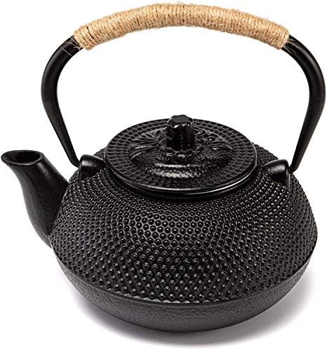 Enameled interior cast iron teapot 30 oz