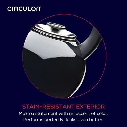 Black Enamel on Steel Whistling Induction Kettle — photo 4