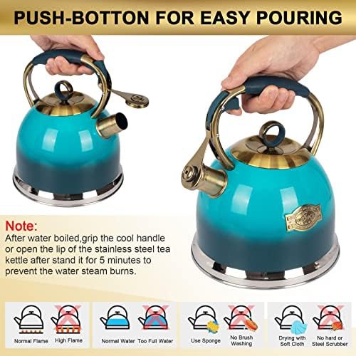 Stove top whistle tea pot 3.0 quart — photo 5