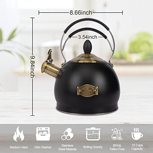Medium fast boiling tea kettle 2.6 quart — photo 5