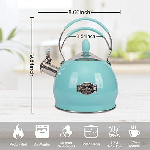 Fast boiling induction tea kettle 2.6 quart — photo 5