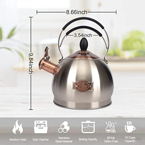 Quick boil induction tea kettle 2.6 quart — photo 3