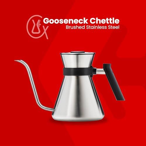 Brushed stainless steel gooseneck pour over — photo 3