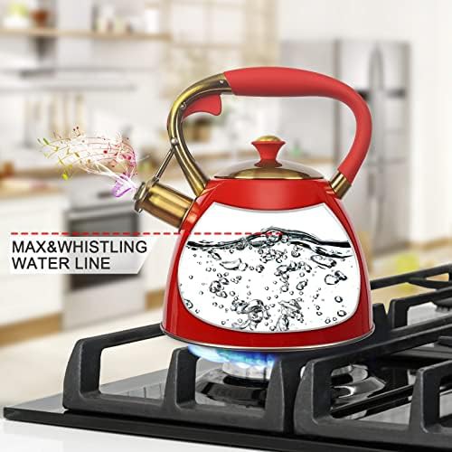 Stainless steel stovetop tea pot 2.9 quart — photo 4