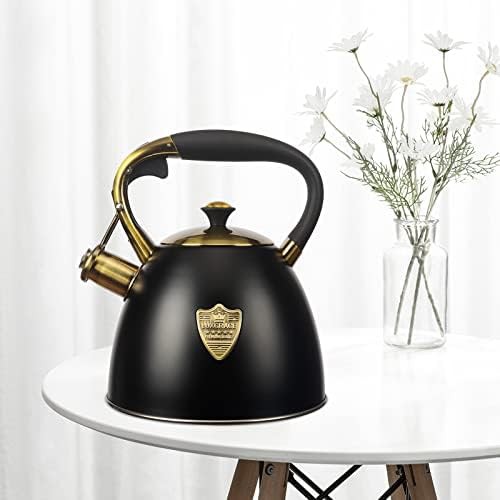 Stovetop whistling stainless steel tea pot 2.9 quart — photo 3