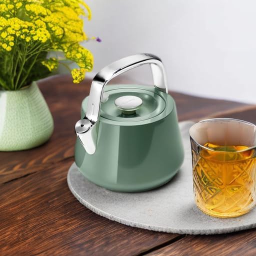 Durable stainless steel whistling tea pot — photo 5