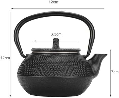 Japanese Style Cast Iron Hammered Teapot — photo 3