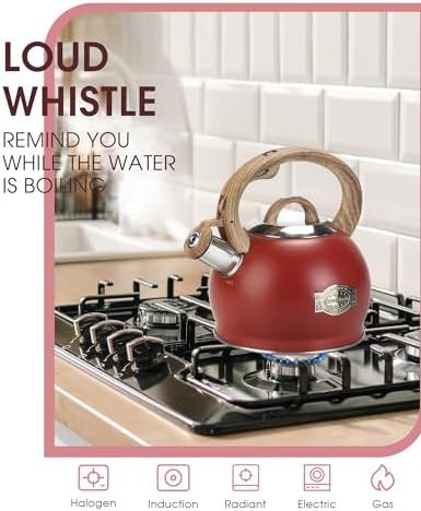 2.1 quart stainless whistling tea kettle — photo 4