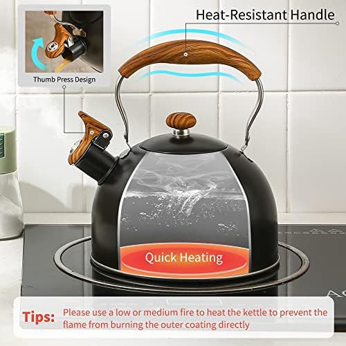 Whistling stove top tea kettle by Lonffery — photo 3