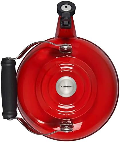 Cerise Enamel on Steel Whistling Kettle — photo 3