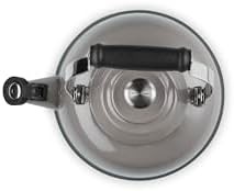 Oyster Enamel on Steel Whistling Kettle — photo 4