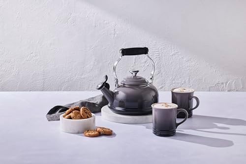 Oyster Enamel on Steel Whistling Kettle — photo 5