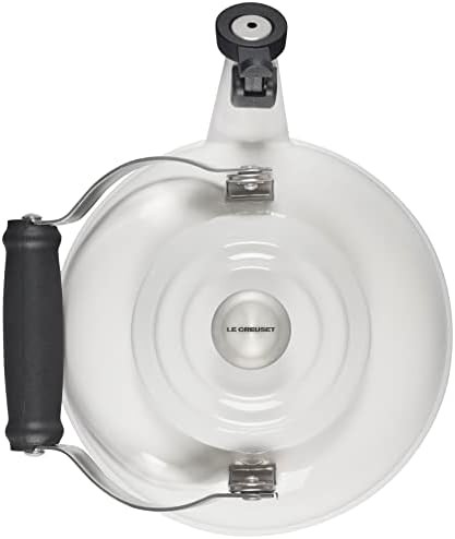 White Enamel on Steel Whistling Kettle — photo 3