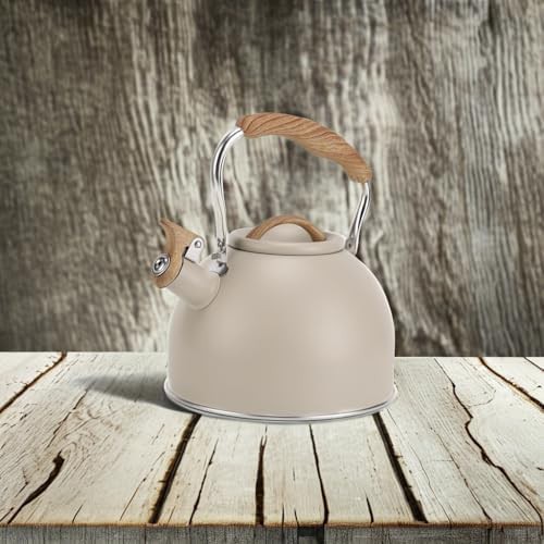 Vegoran milk white whistling tea kettle — photo 5