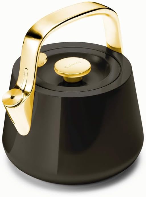 Modern stainless steel whistling tea pot