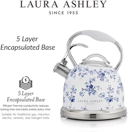 China Rose pattern whistling stovetop kettle — photo 5