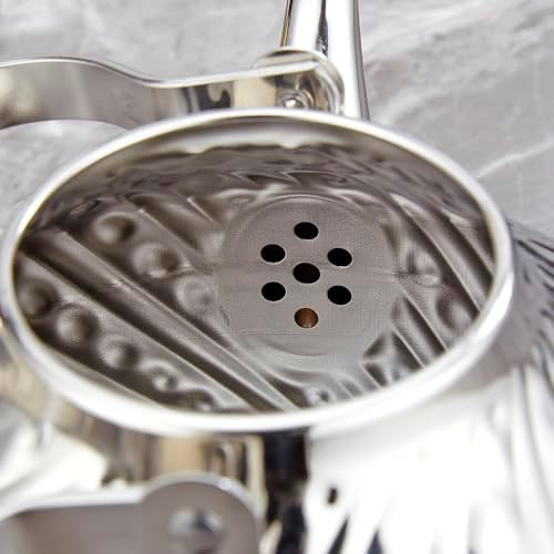 Antique style stainless steel kettle with infuser — photo 5