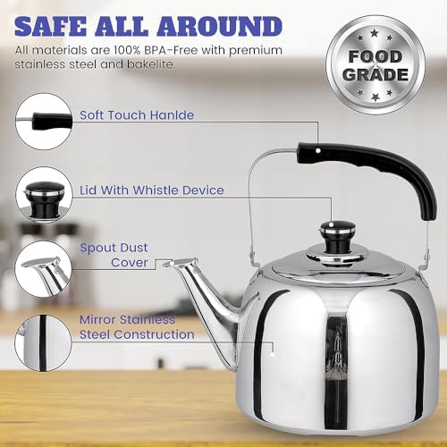 Four liter fast boiling stovetop kettle — photo 5