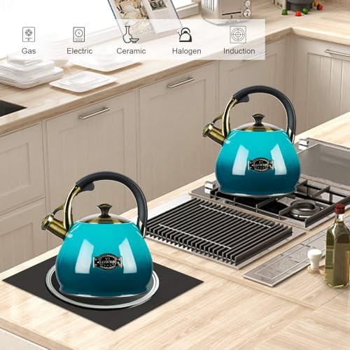 Steel whistling kettle 3 quart capacity — photo 5
