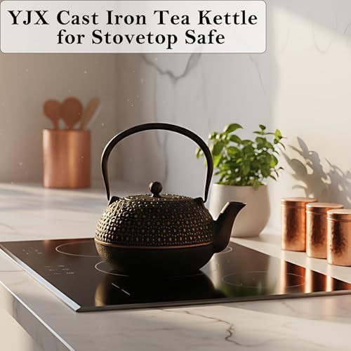 Large cast iron teapot for stovetop — photo 3