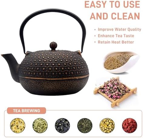 Large cast iron teapot for stovetop — photo 5