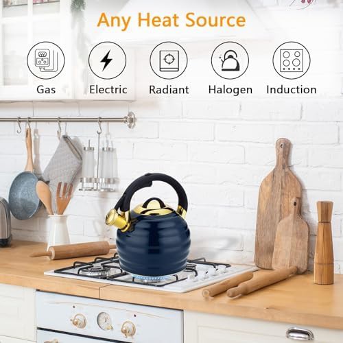 Stainless steel whistling tea teapot 3.2 quart — photo 3