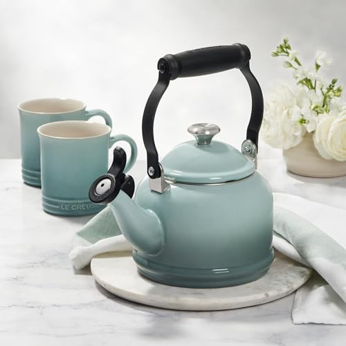 Olive Enamel on Steel Demi Tea Kettle — photo 5