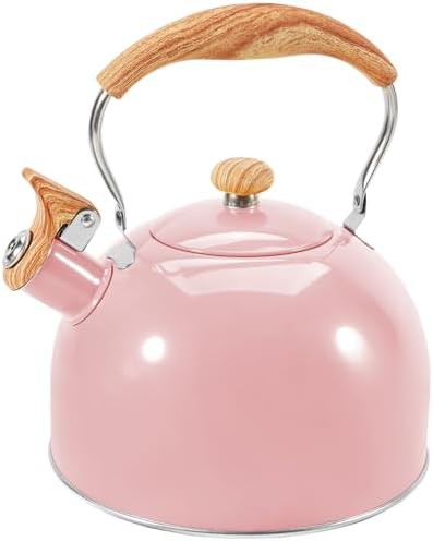 Large Stainless Steel Whistling Tea Pot