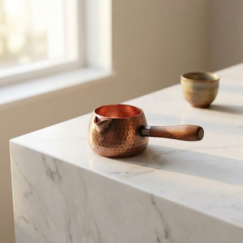 Vintage copper mini stovetop tea kettle — photo 4