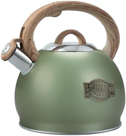 Hauce radio large green stovetop kettle