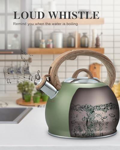 Hauce radio large green stovetop kettle — photo 3