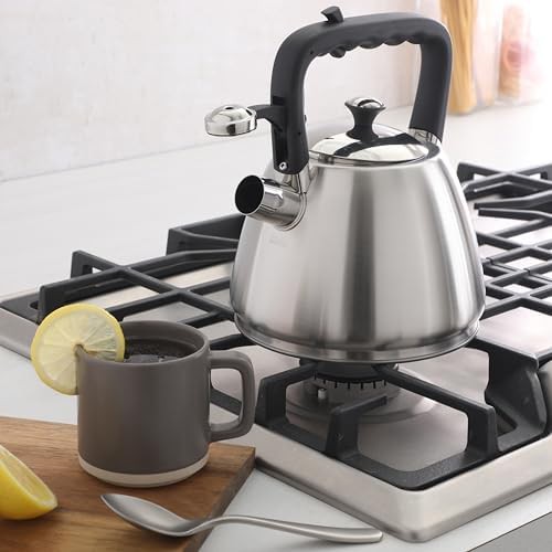 Brushed stainless steel Armidale whistling tea kettle — photo 3